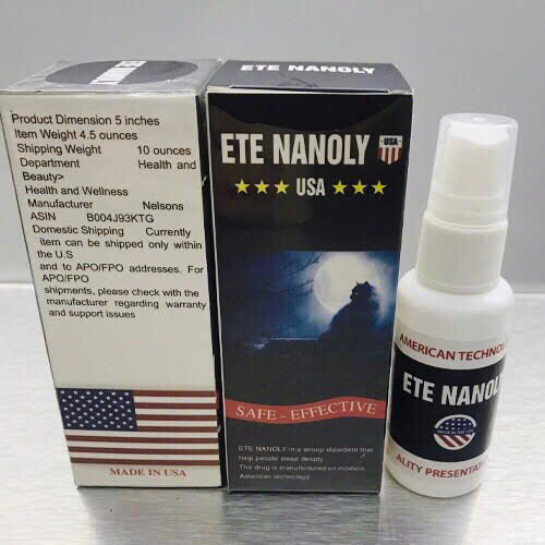 Thuốc Mê Ete Nanoly Dạng Xịt Tác Dụng Nhanh